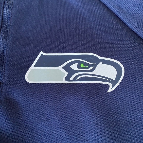 G-lll Sports Apparel Seattle Seahawks Fleece Lined Pullover 1/4 Zip NFL Men L - Picture 6 of 15